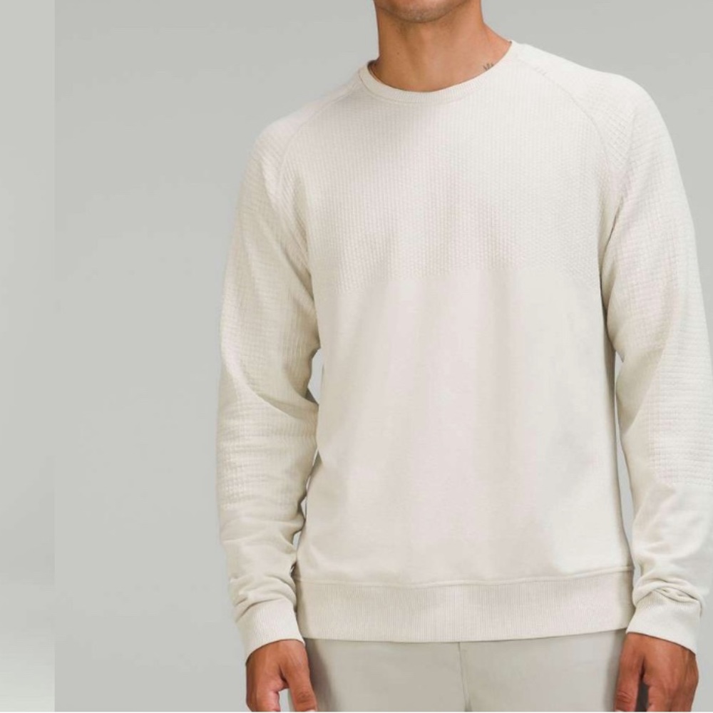 LULULEMON - Men’s XXL Engineered Warmth LS Crew - Bone colored